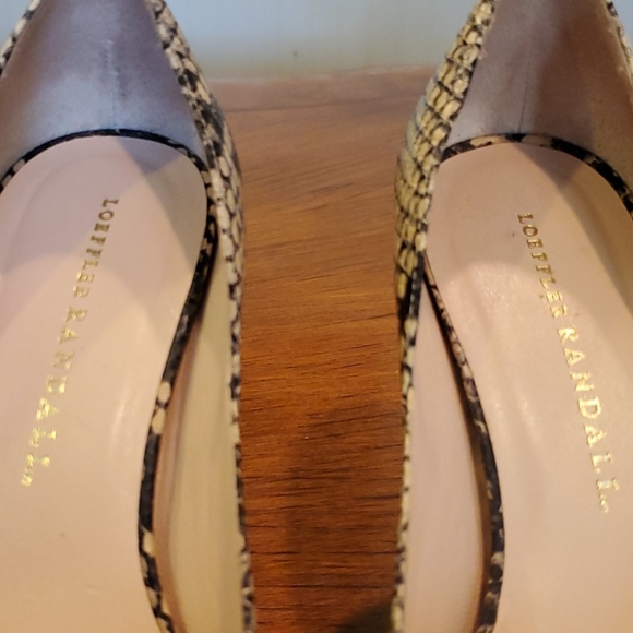 *SALE* Loeffler Randall snake print "Darcy" heels - Picture 4 of 10